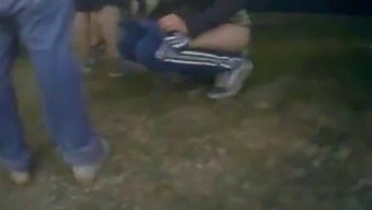 Public Toilet Encounter With Peeing Girl