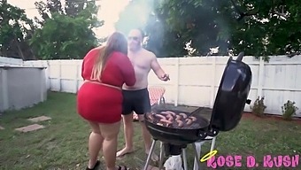 Rose Kush, A Voluptuous Pornstar, Indulges In Nipple Play With A Well-Endowed Partner