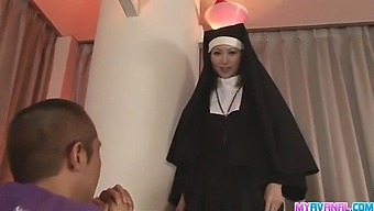 Sensual Nun Engages In Steamy Anal Encounter With Rika Sakurai