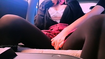 I Seduce My Stepsister In The Car And Give Her A Public Blowjob