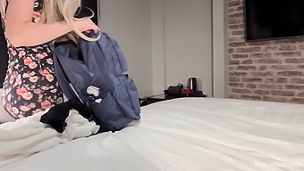 Amateur Stepmom And Stepson Engage In Hotel Room Encounter