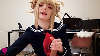 Verified Amateur Himiko Toga From League Of Villains Enjoys Deepthroating And Facial Cumshot