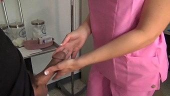 Amateur Nurse Indulges In Role Play With Patient'S Big Cock