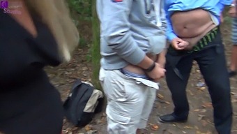 Public Oral Sex In Germany: A Deepthroat And Cumshot Adventure