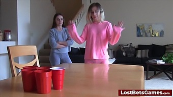 Loser'S Oral Pleasure After Strip Pong Game