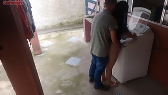 A Brazilian Housewife Offers Her Rear To A Repairman While Her Spouse Is Absent