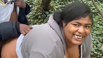 Steamy Encounter Between A Curvy Woman And A Well-Endowed Man In A Train Tunnel