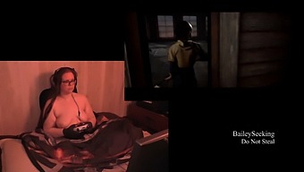Gamer Girl With Big Natural Tits Gets Naked In Quarry