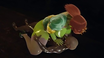 Shrek'S Princess Fiona Gets Covered In Orc Cum In This 3d Porn Video