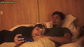 My Stepbrother Accidentally Swallows My Dick During Movie Night (Almost Caught)