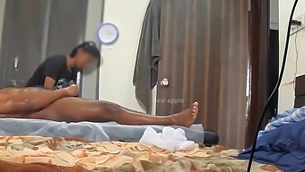 Massaging Stress Away Leads To A Satisfying Climax
