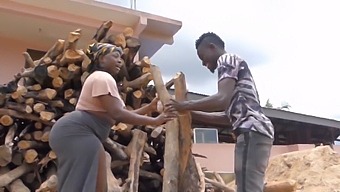 Enjoy The View Of A Big Ebony Booty Bouncing And Getting Wood
