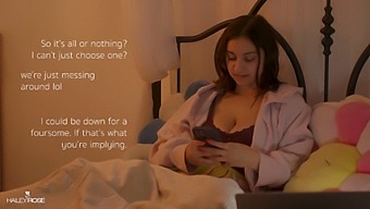 大学女生hailey Rose在公共车上被操。